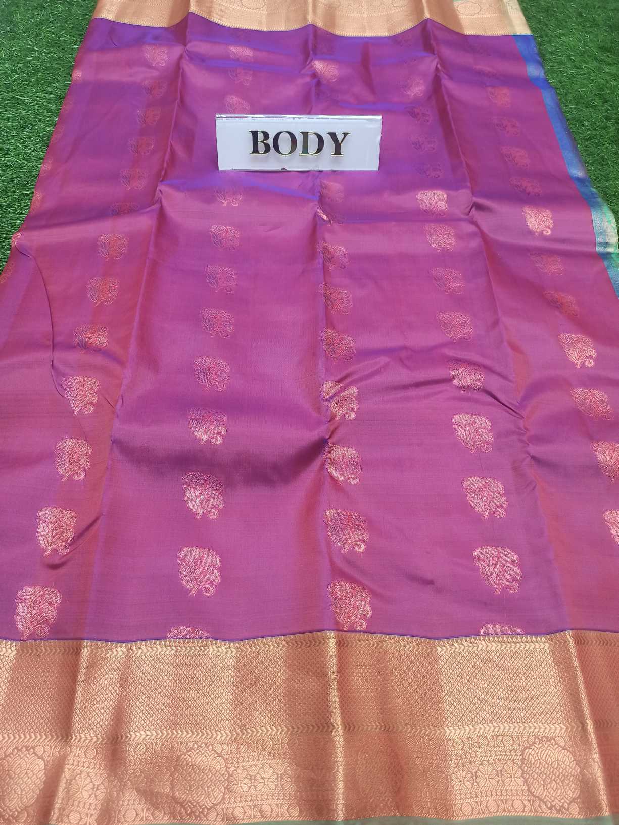 Pink Half Silk Handwoven Wedding Festival Heavy Border Saree