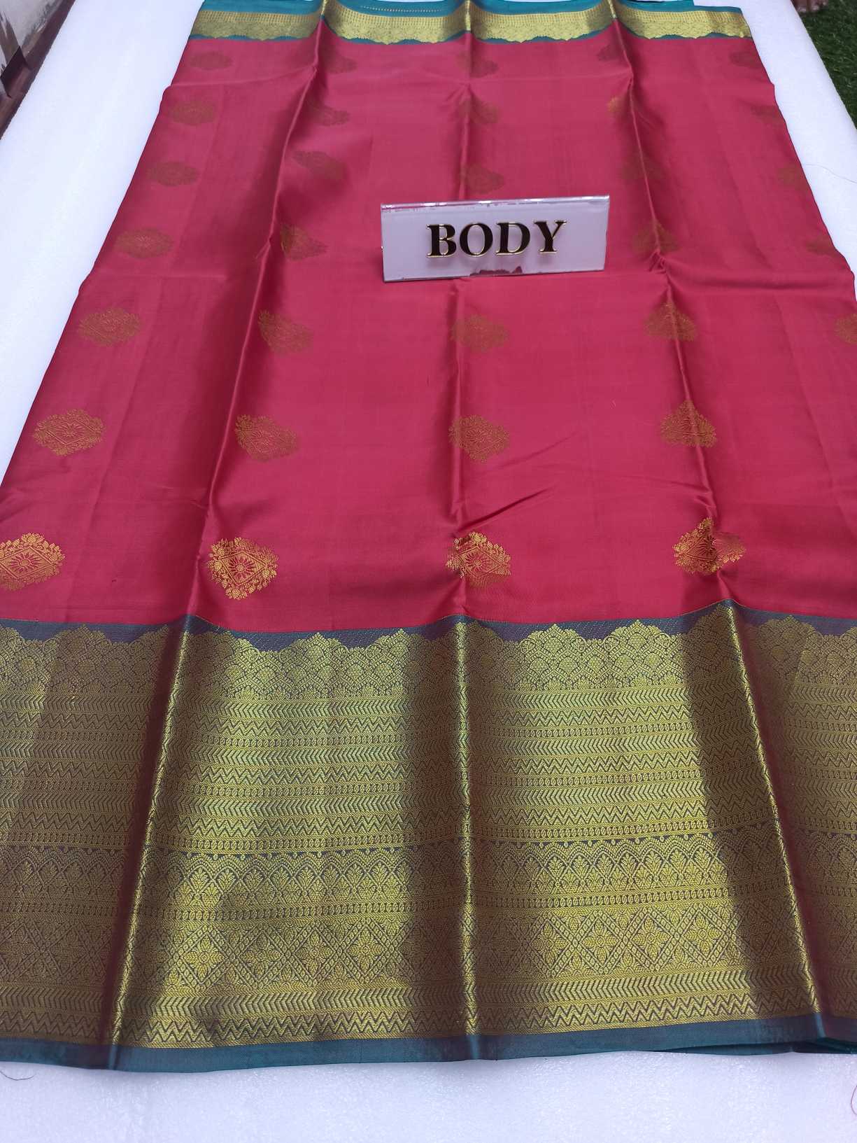 Latest 100% Pure Kanchipuram Silk Saree