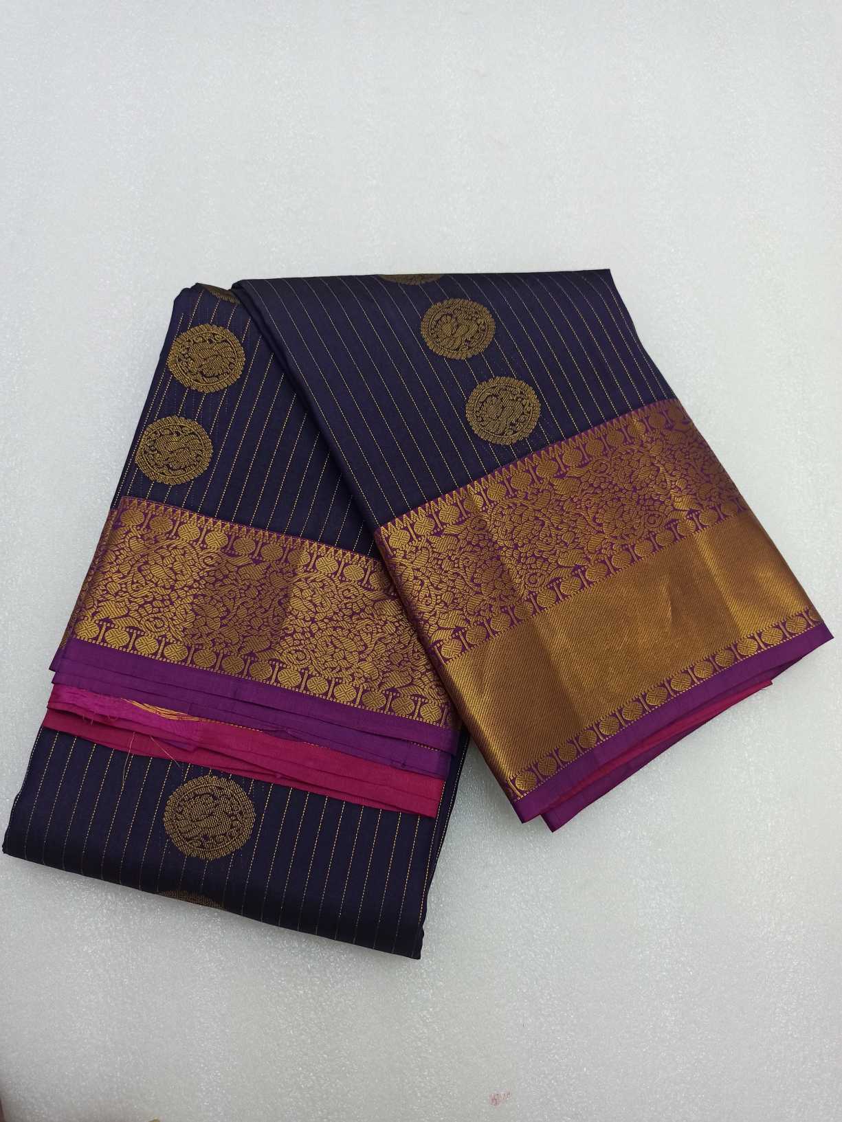 Traditional Kanchipuram Pure Silk Saree