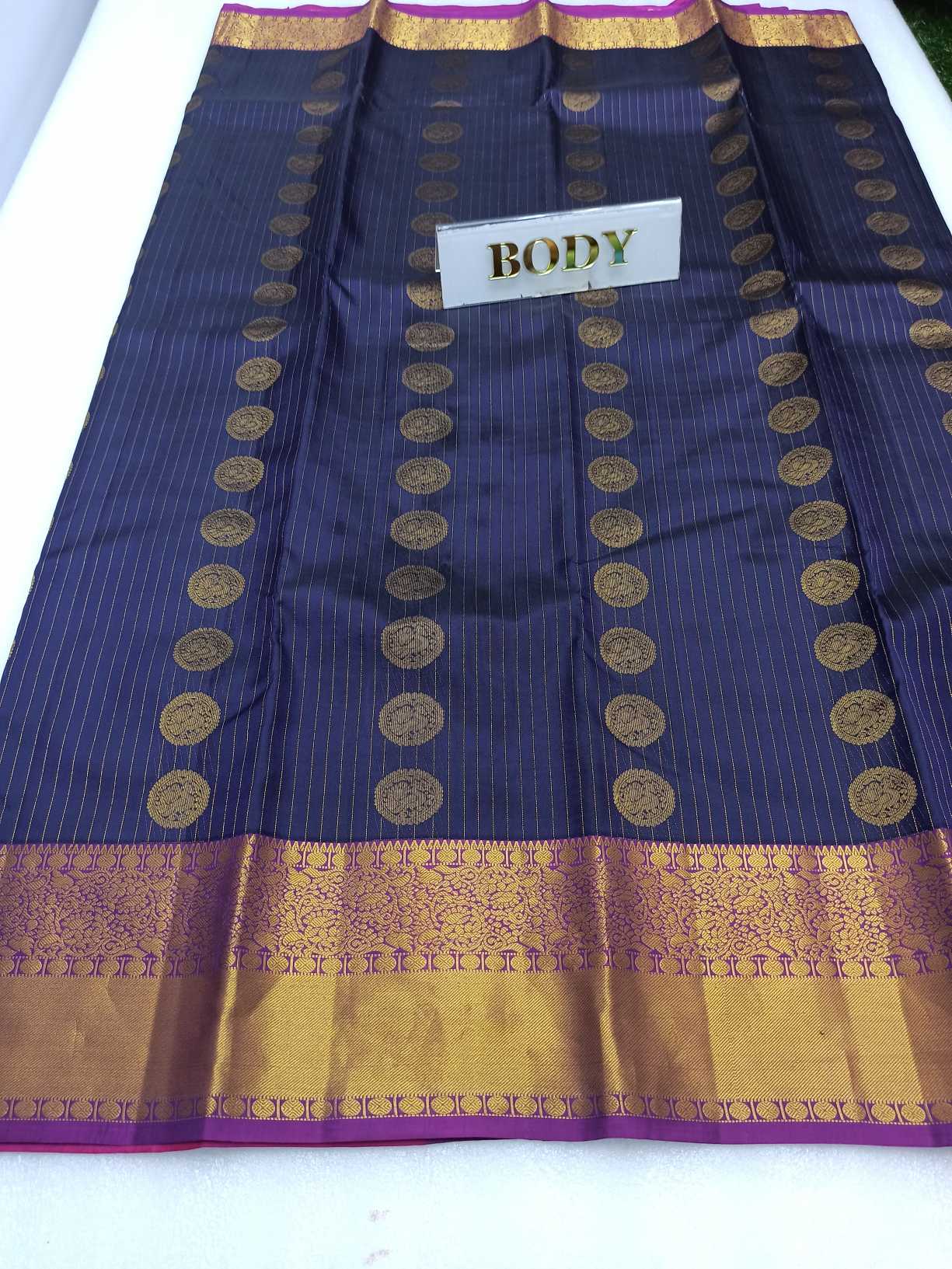 Traditional Kanchipuram Pure Silk Saree