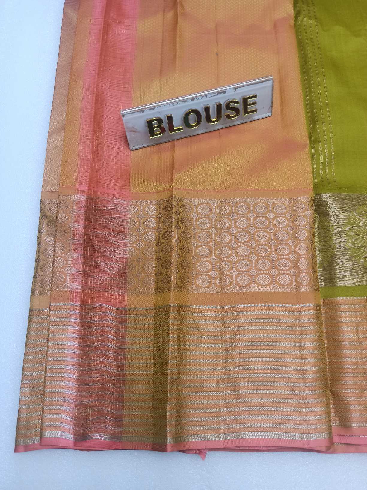 Latest Trendy 100% pure kanchipuram silk saree