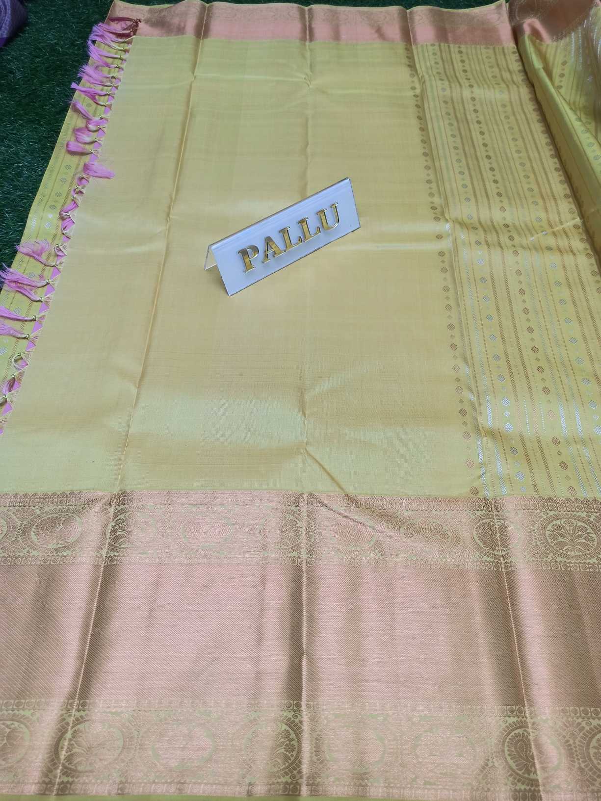 Latest Trendy 100% pure kanchipuram silk saree