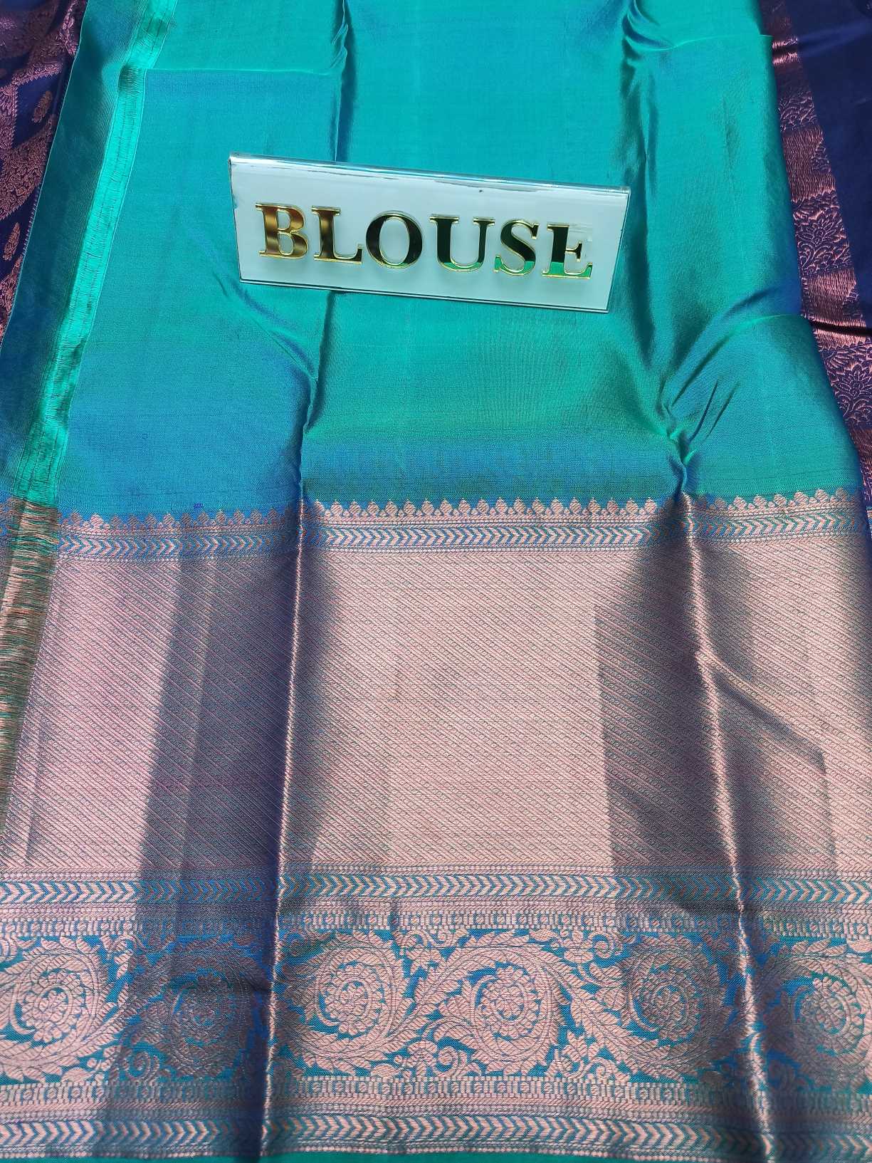 Latest Trendy 100% pure kanchipuram silk saree