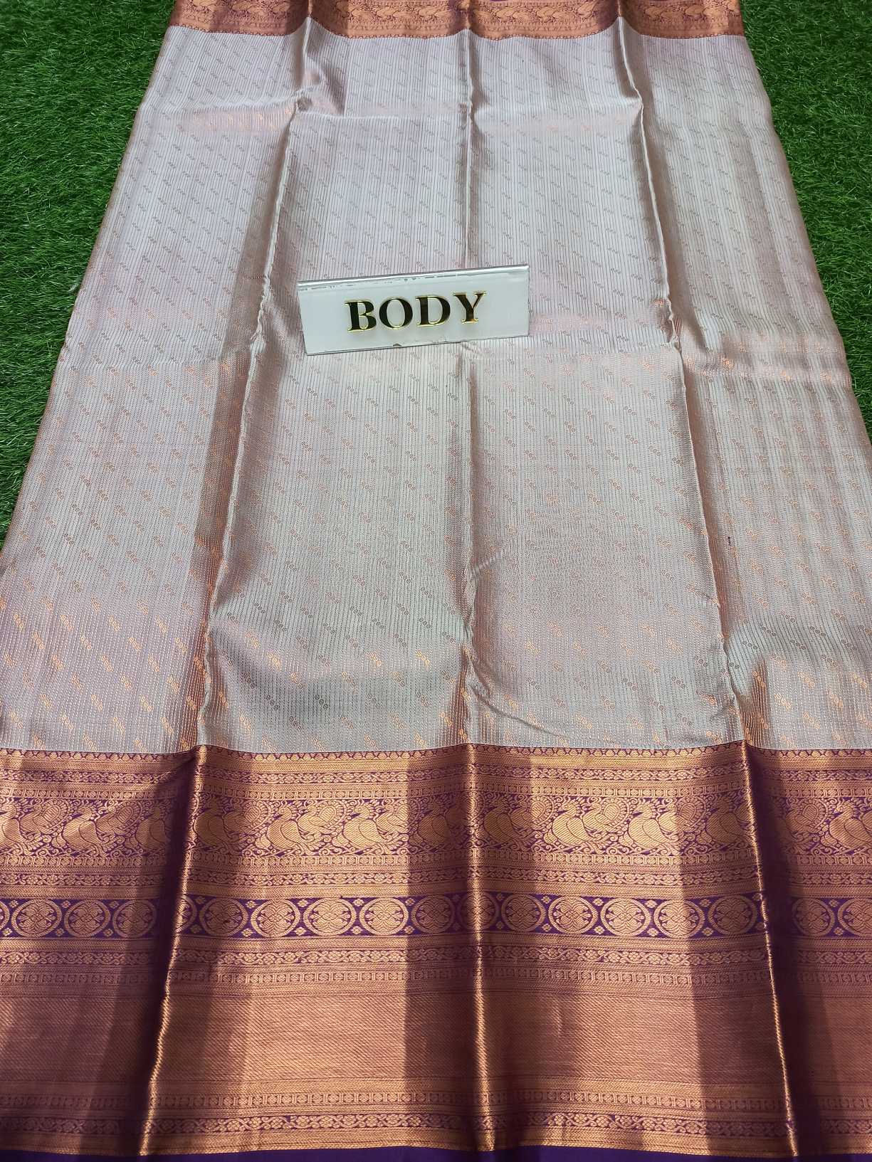 Latest Trendy 100% pure kanchipuram silk saree