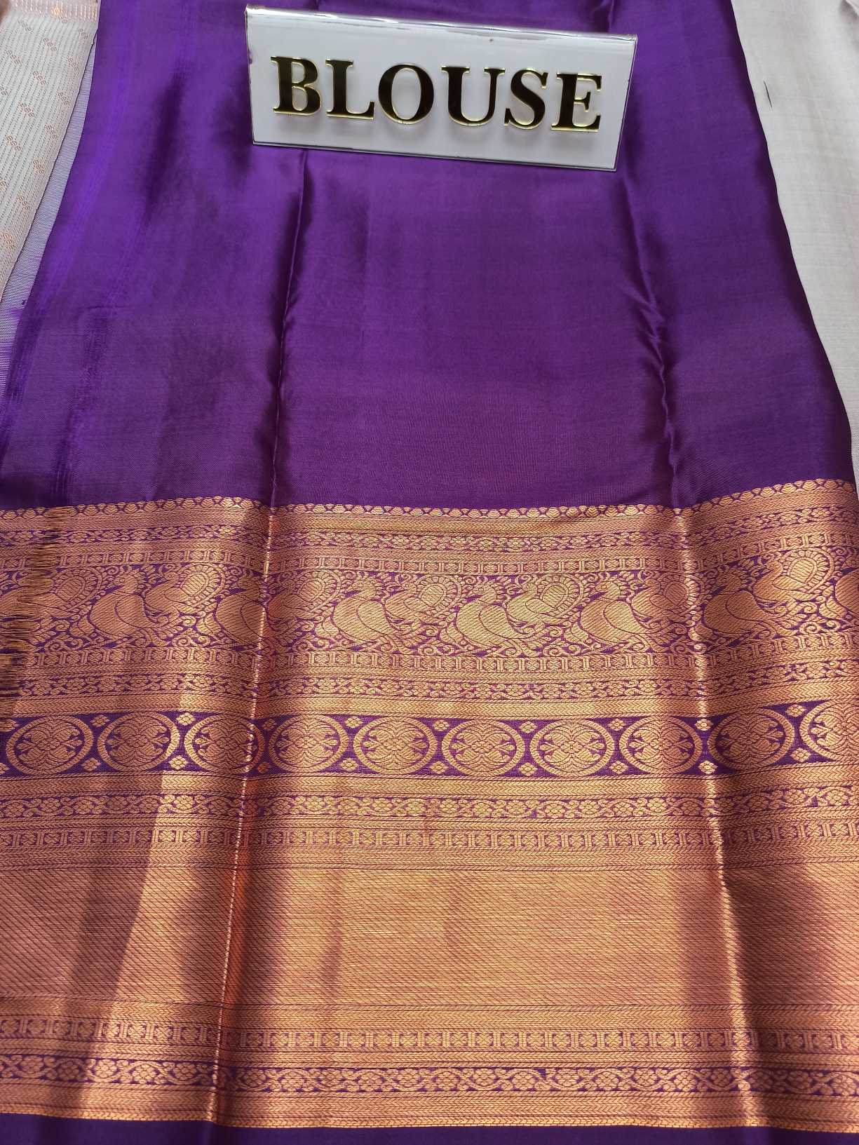 Latest Trendy 100% pure kanchipuram silk saree