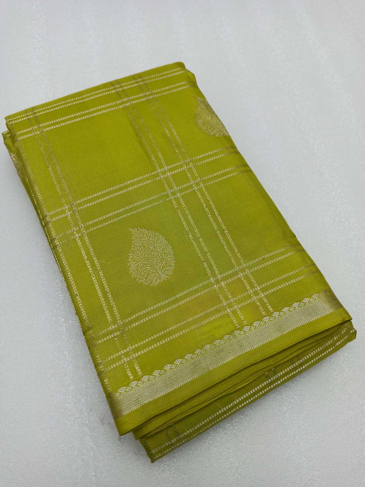 Green KANCHI Pure silk Handwoven Wedding Festival Heavy Border Saree ...