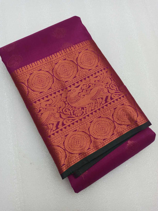 Latest Pure Kanchi Handwooven Silk Saree