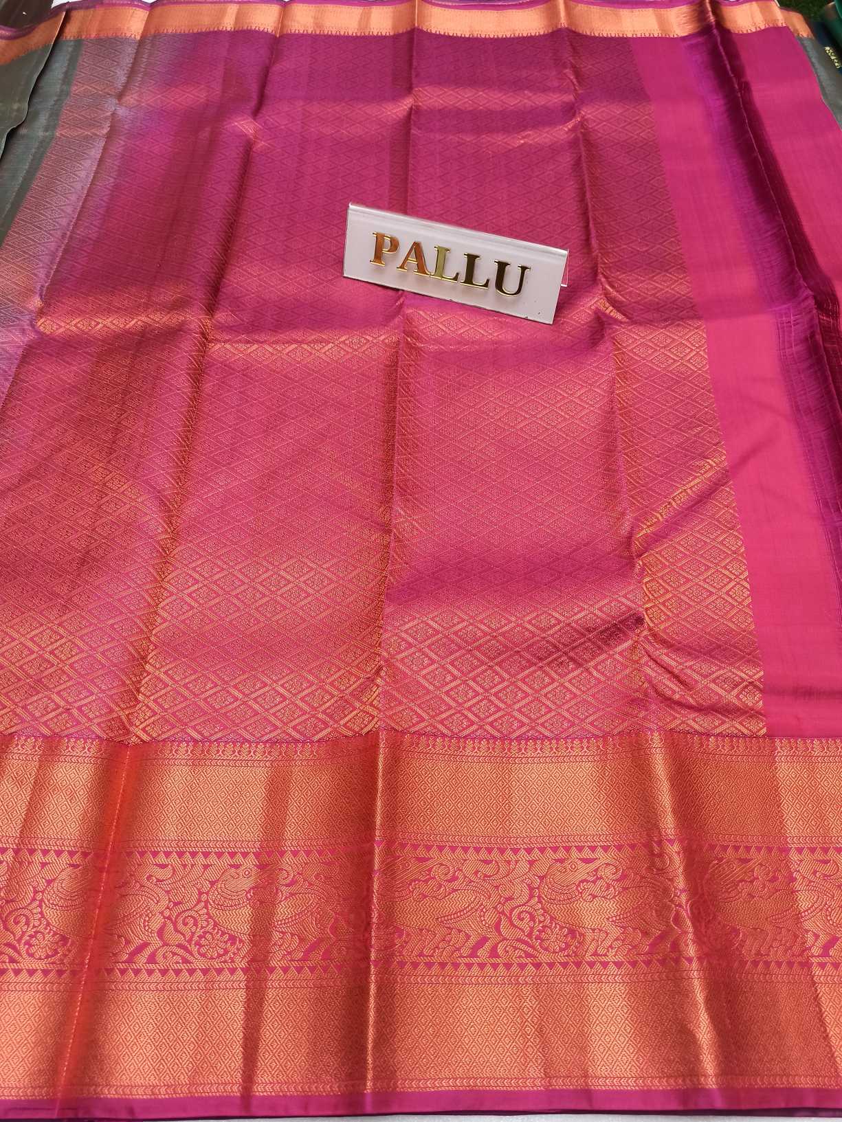 Latest Pure Kanchi Handwooven Silk Saree