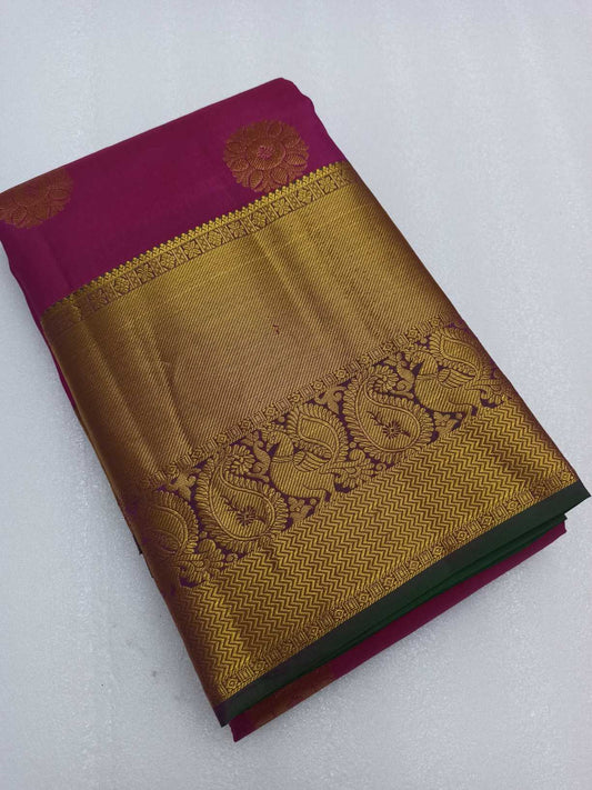 Latest Pure Kanchi Handwooven Silk Saree