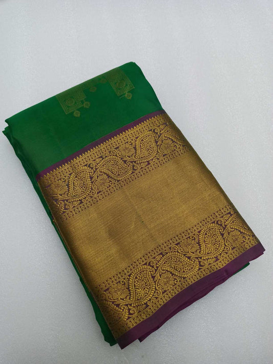 Latest Pure Kanchi Handwooven Silk Saree