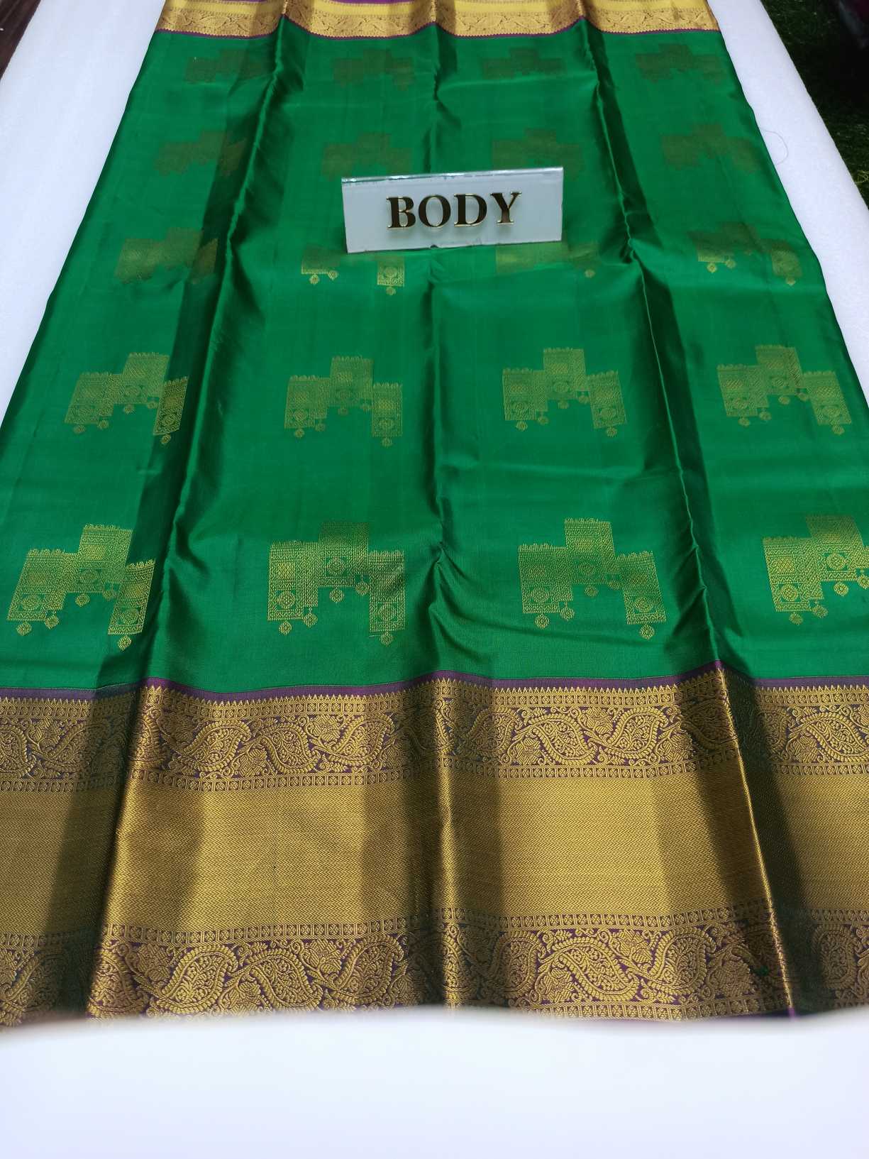 Latest Pure Kanchi Handwooven Silk Saree