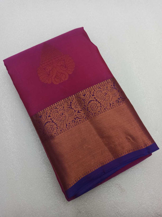 Traditional Kanchipuram Pure Silk Saree