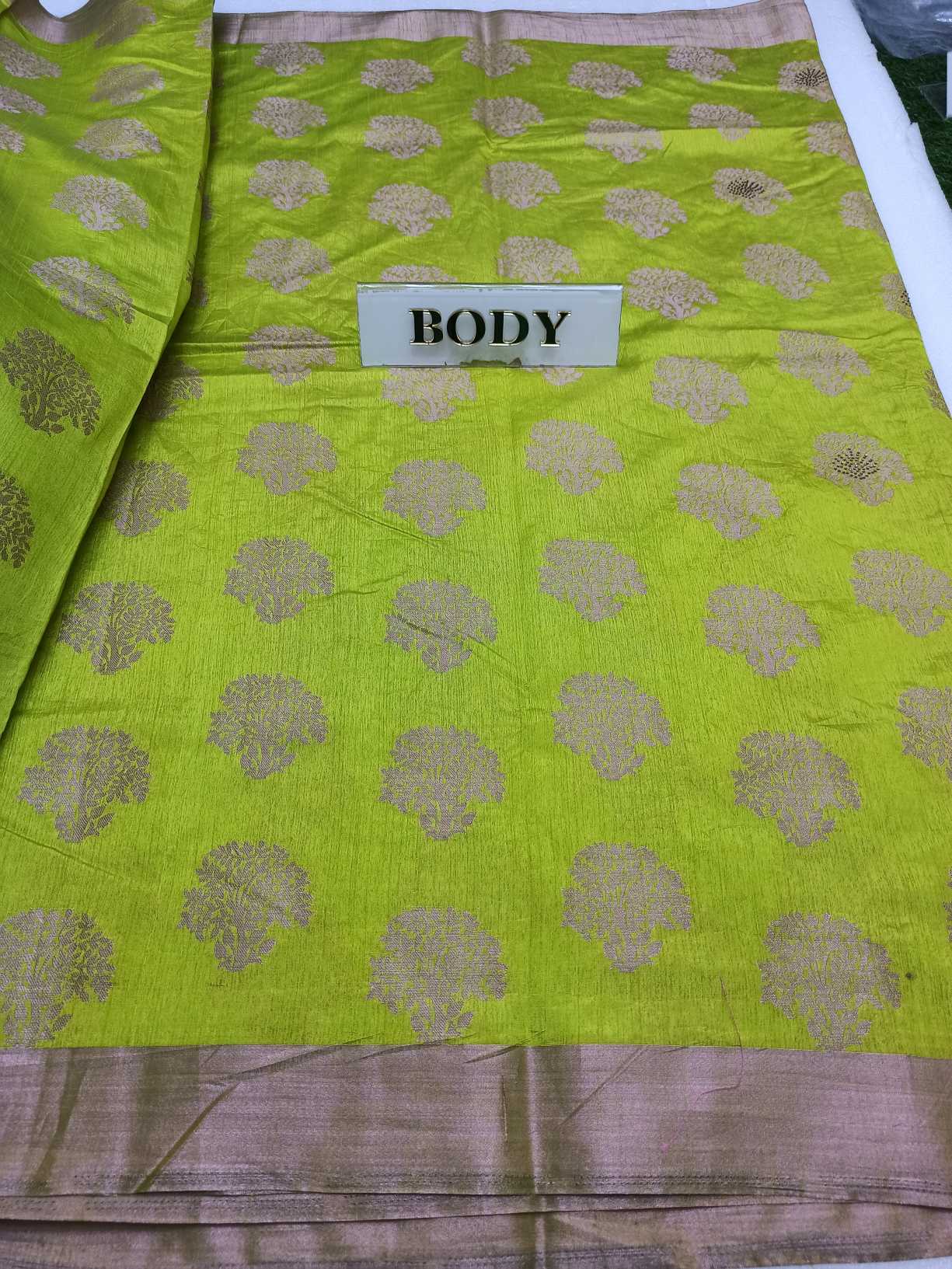 Raw Silk saree With Stone Work